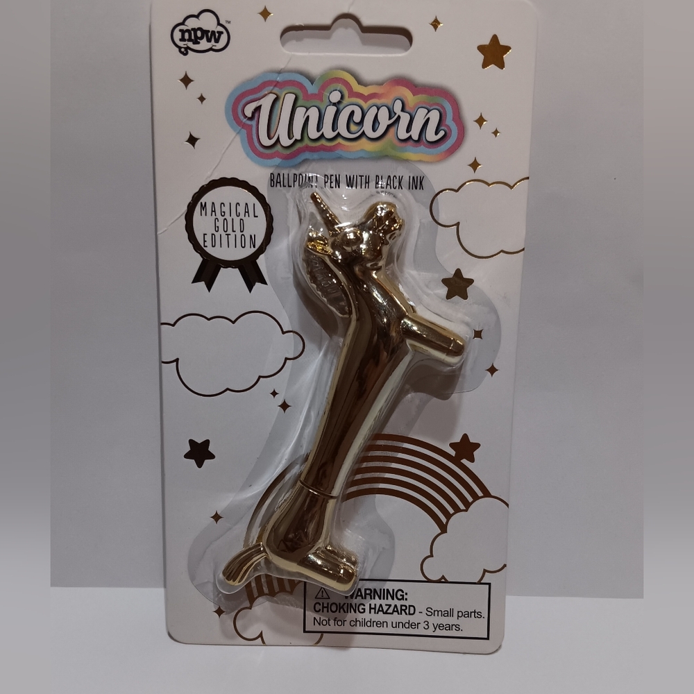☘️Unicorn Gold Ballpoint Pen